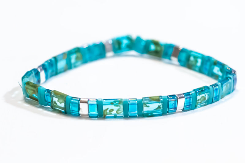 Bright Blue Tila Bracelet