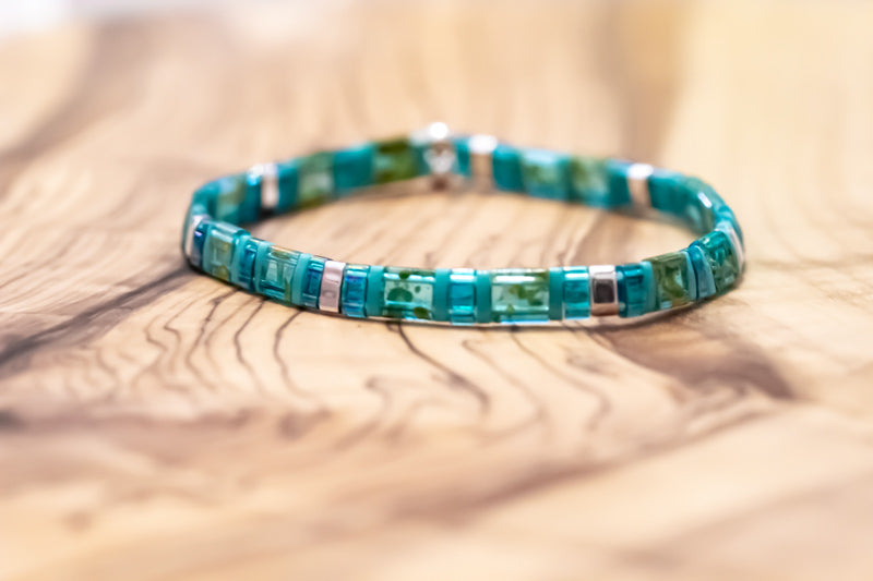 Bright Blue Tila Bracelet