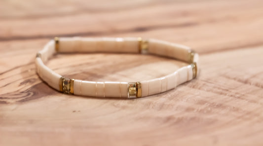 Cream Tila Bracelet