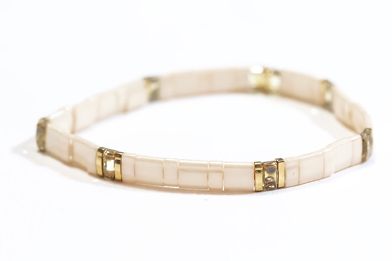 Cream Tila Bracelet