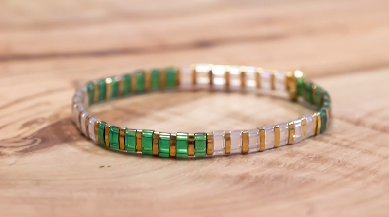 Evergreen Tila Bracelet