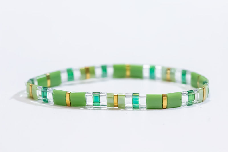 Grassy Tila Bracelet