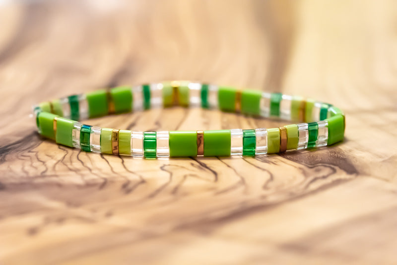 Grassy Tila Bracelet