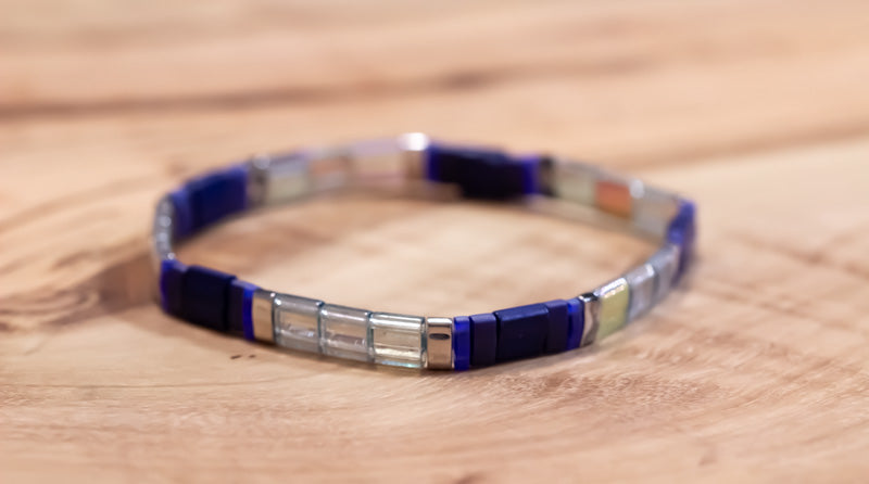 In the Navy Tila Bracelet