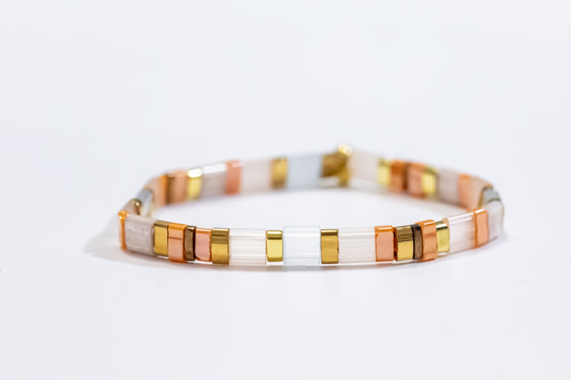 Peach Dreams Tila Bracelet