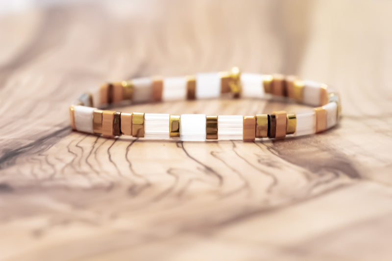 Peach Dreams Tila Bracelet