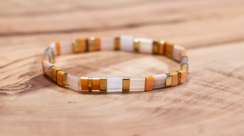 Peach Dreams Tila Bracelet