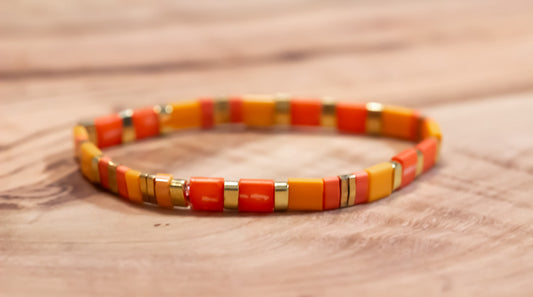 Pumpkin Tila Bracelet