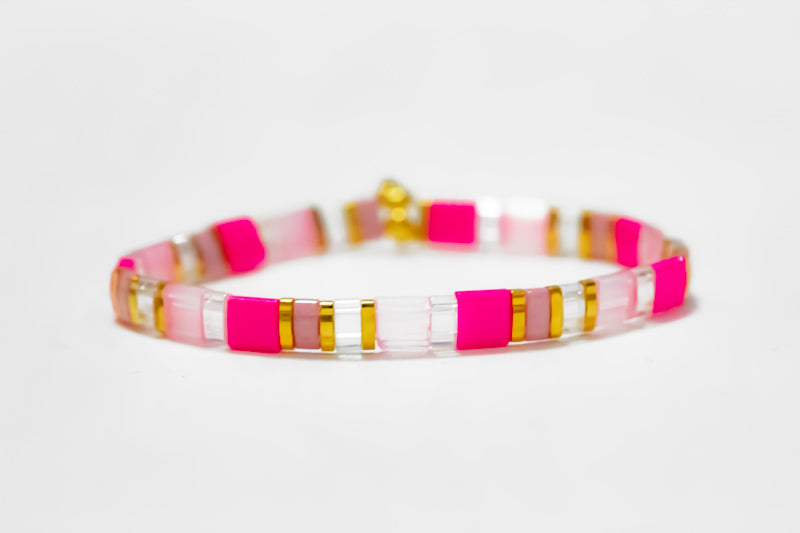 Soft Pink Tila Bracelet