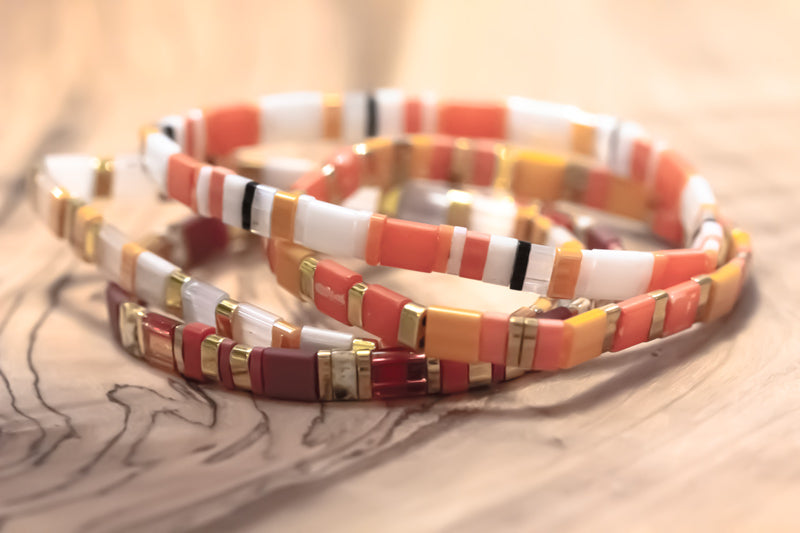 Creamsicle Tila Bracelet