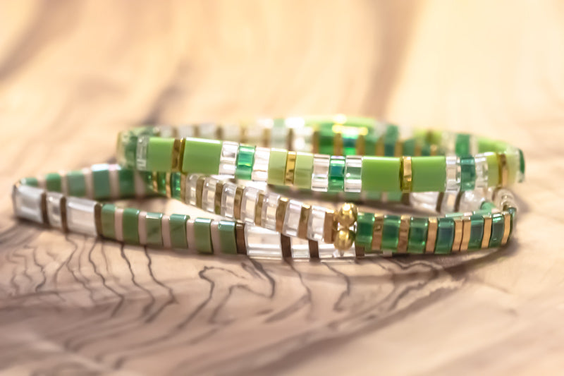 Evergreen Tila Bracelet